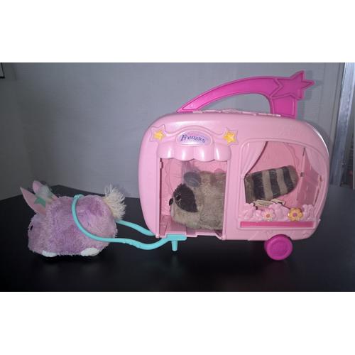 Lot Furreal Friends Zhu Zhu Pets Raton Laveur + Lapin + Caravane