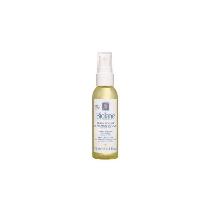 Biolane Spray D'huile D'amande Douce 75 Ml