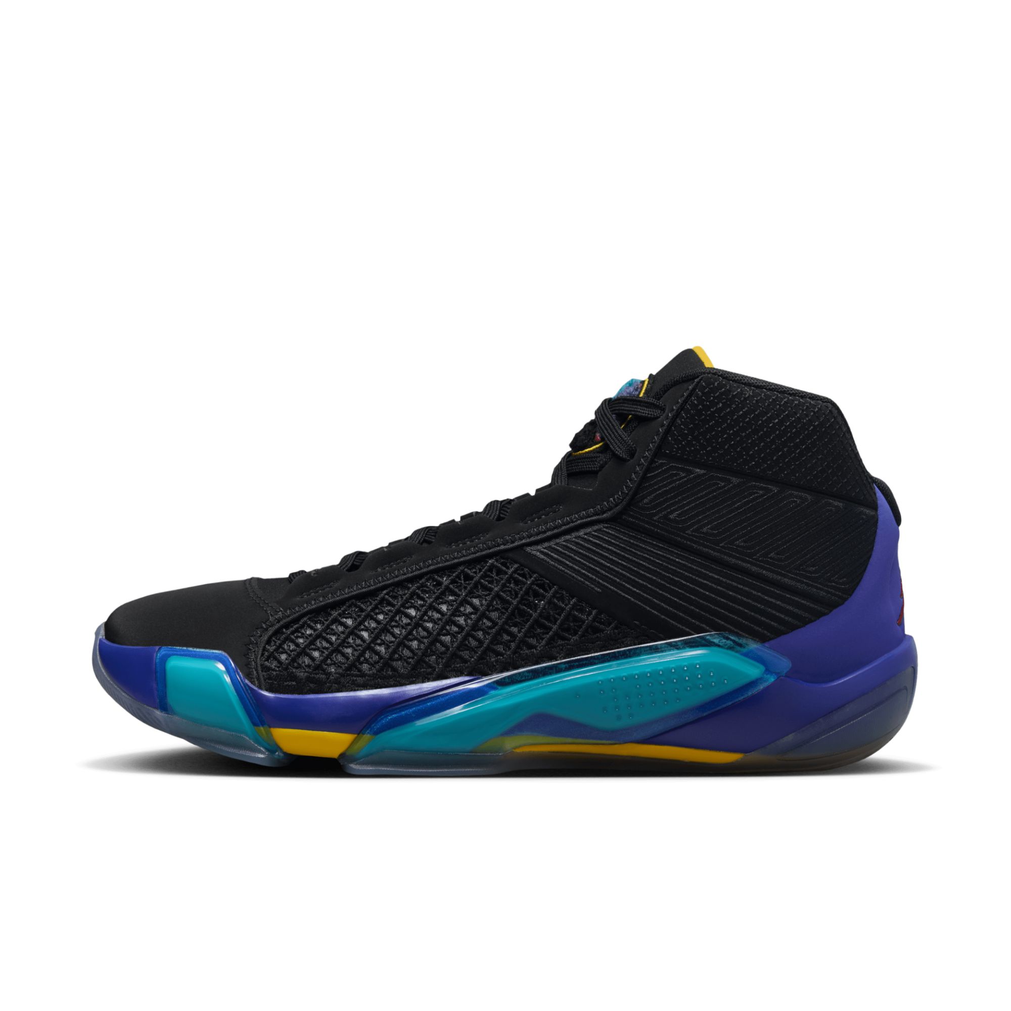 Chaussure De Basket Air Jordan Xxxviii « Aqua » - Noir - Dz3356-001 - 38