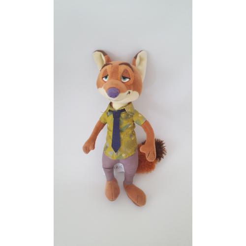 Doudou Zootopie Renard Nick Wilde Film Dessin Anime Disney Rakuten