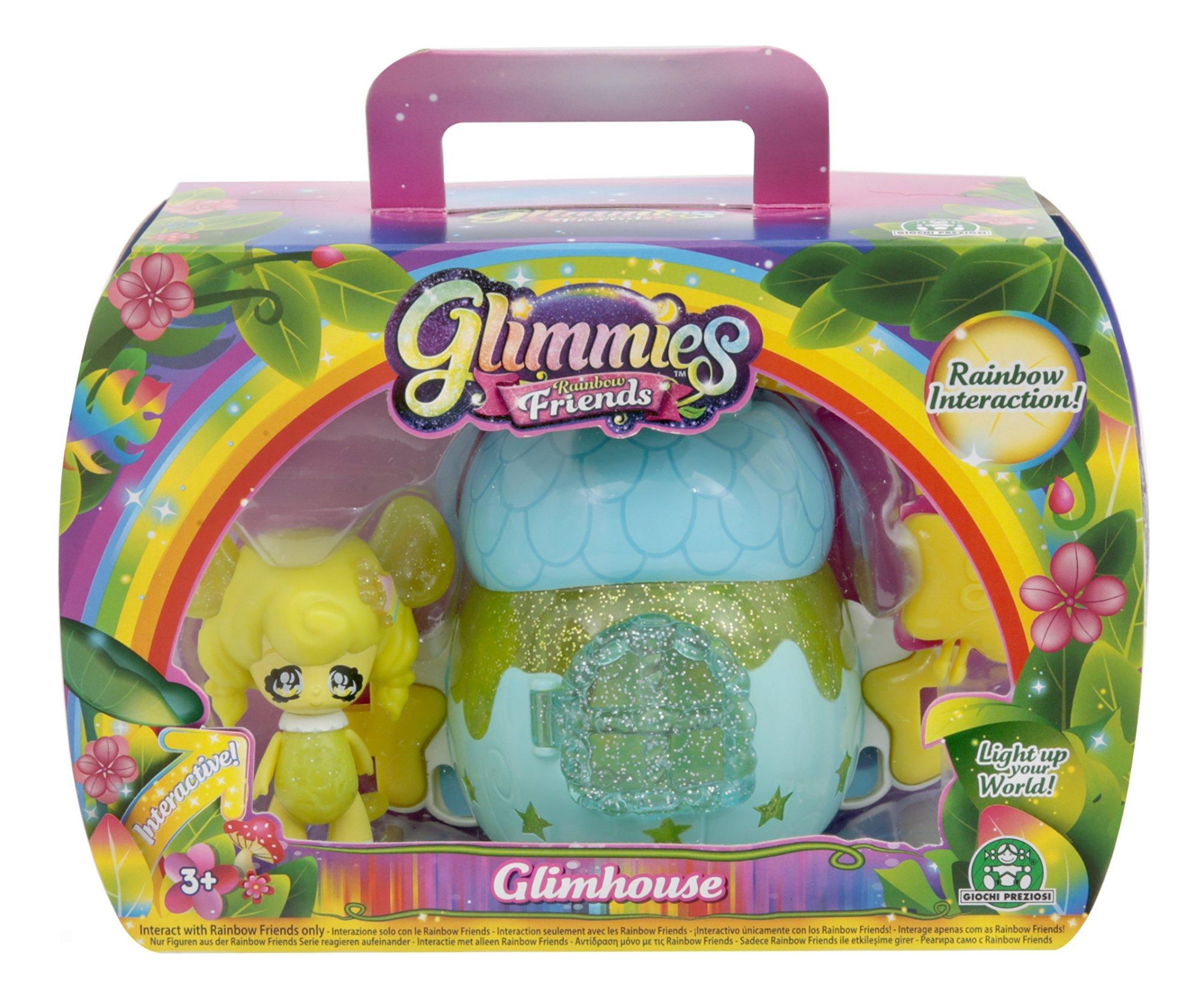 Glimmies Rainbow Friends Glimmies Glimhouse Maison + 1 Glimmies Rainbow Friends Exclusive Maison Gland