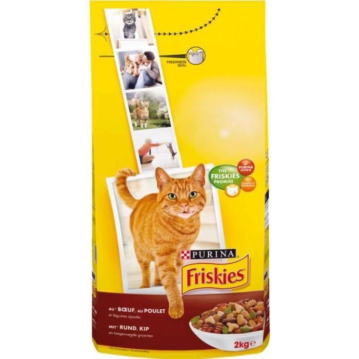 Friskies Croquettes Au Boeuf Et Au Poulet - Pour Chat - 2kg