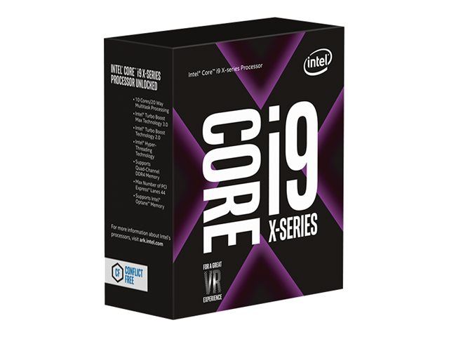 Intel Core i9 7920X X-series - 2.9 GHz - 12 coeurs - 24 filetages - 16.5 Mo cache - LGA2066 Socket - Box