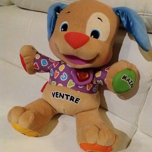 peluche chien fisher price