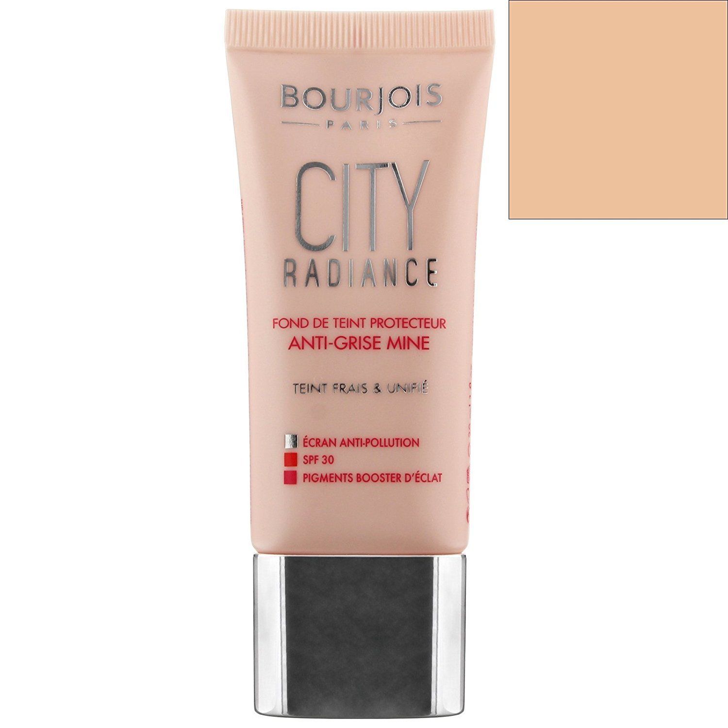 Bourjois Paris City Radiance Brightening Effect Skin Protecting Foundation 02 Vanilla