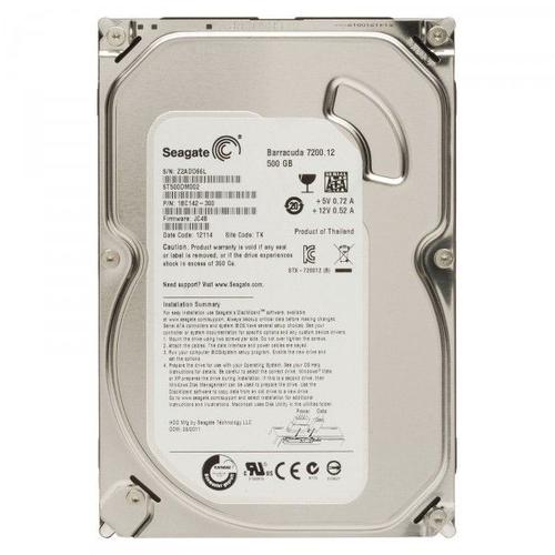 Disque dur interne Seagate Barracuda - 3.5' - 500 go - sata ii 3gb/s