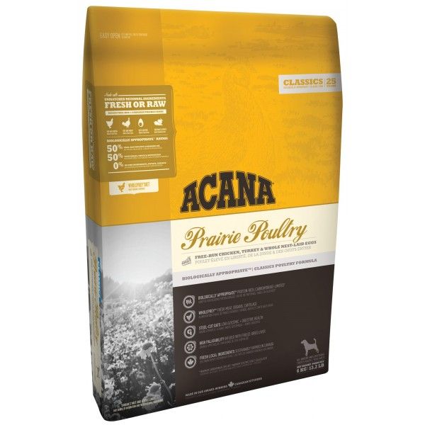 Comparer les prix de Acana Dog Prairie Poultry 2 Kg.