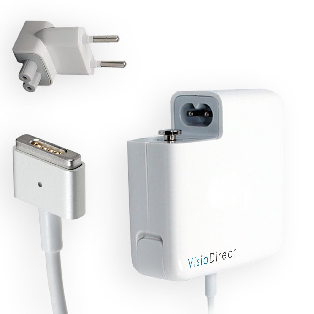 Visiodirect® Alimentation pour ordinateur portable APPLE MacBook Pro Core i5 2.5 13" 20V 4.25A 85W magsafe 2 Adaptateur Chargeur