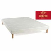 LITERIE SOMMIER TAPISSIER 130x190 CONFORT FERME LATTES LARGES EXTRA RESISTANTES
