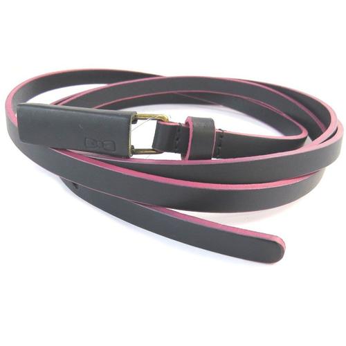 Ceinture Femme Cuir Eden Park Noir Rose Double Tour 10 Mm Rakuten