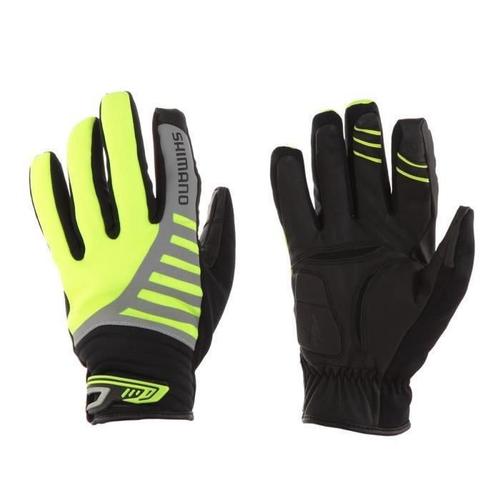 Gants Cycliste Toutes Conditions - Noir/Jaune