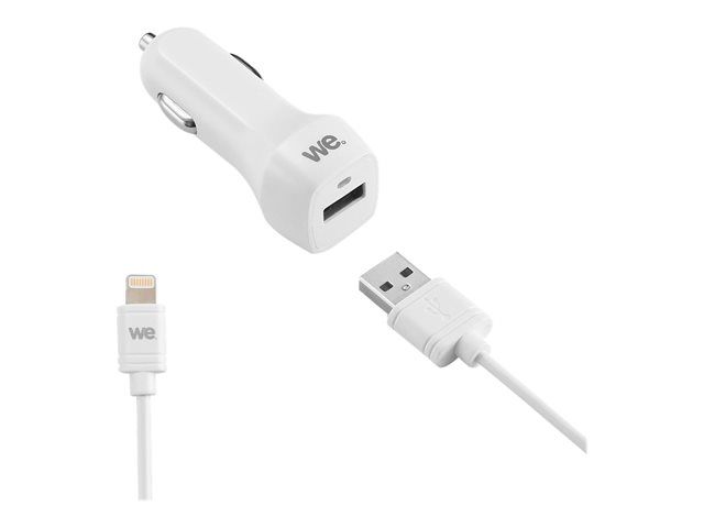WE Pack de chargeur voiture et câble USB 1 port 1 50 mètres - vue 2