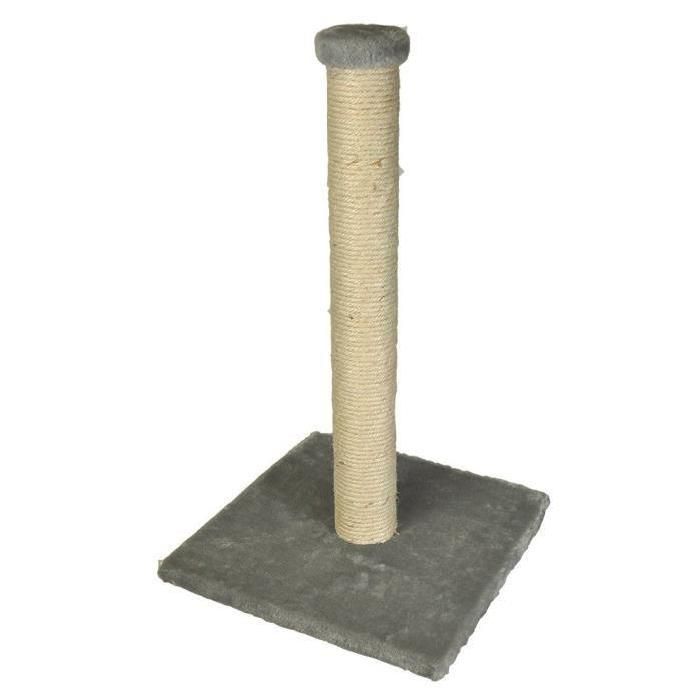 Comparer les prix de Vadigran Grimpoir Classic 2 - 36x36x60cm - Gris Clair - Pour Chat