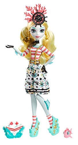 Mattel Monster High Dtv91 Hantée Bateau De Monstres Marinière Poupée Lagoona