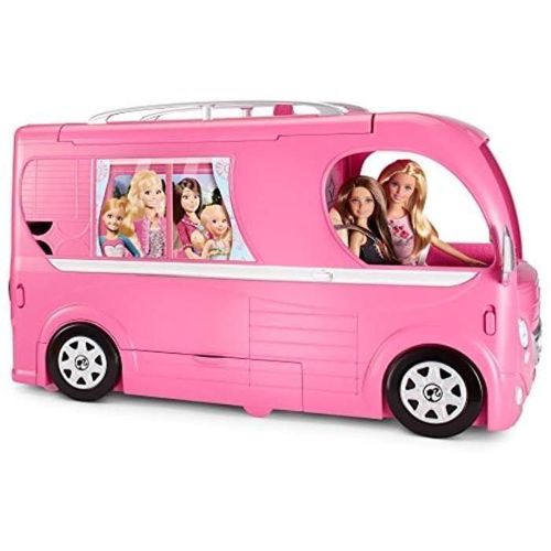 autocollant camping car barbie