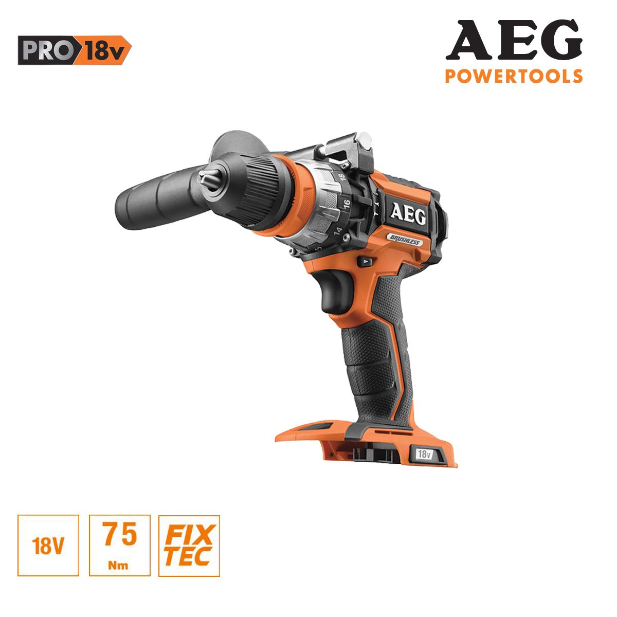 AEG BSB18CBL 0 Perceuse à Percussion 18V - vue 2