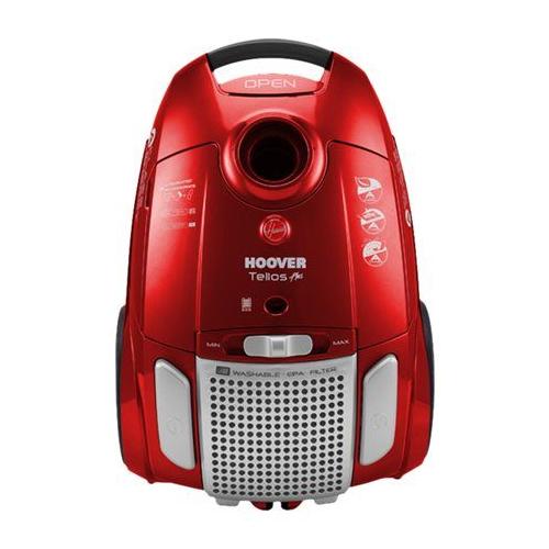 Hoover Telios Plus Te70_Te56011 - Aspirateur - Traineau - Sac - Rouge M