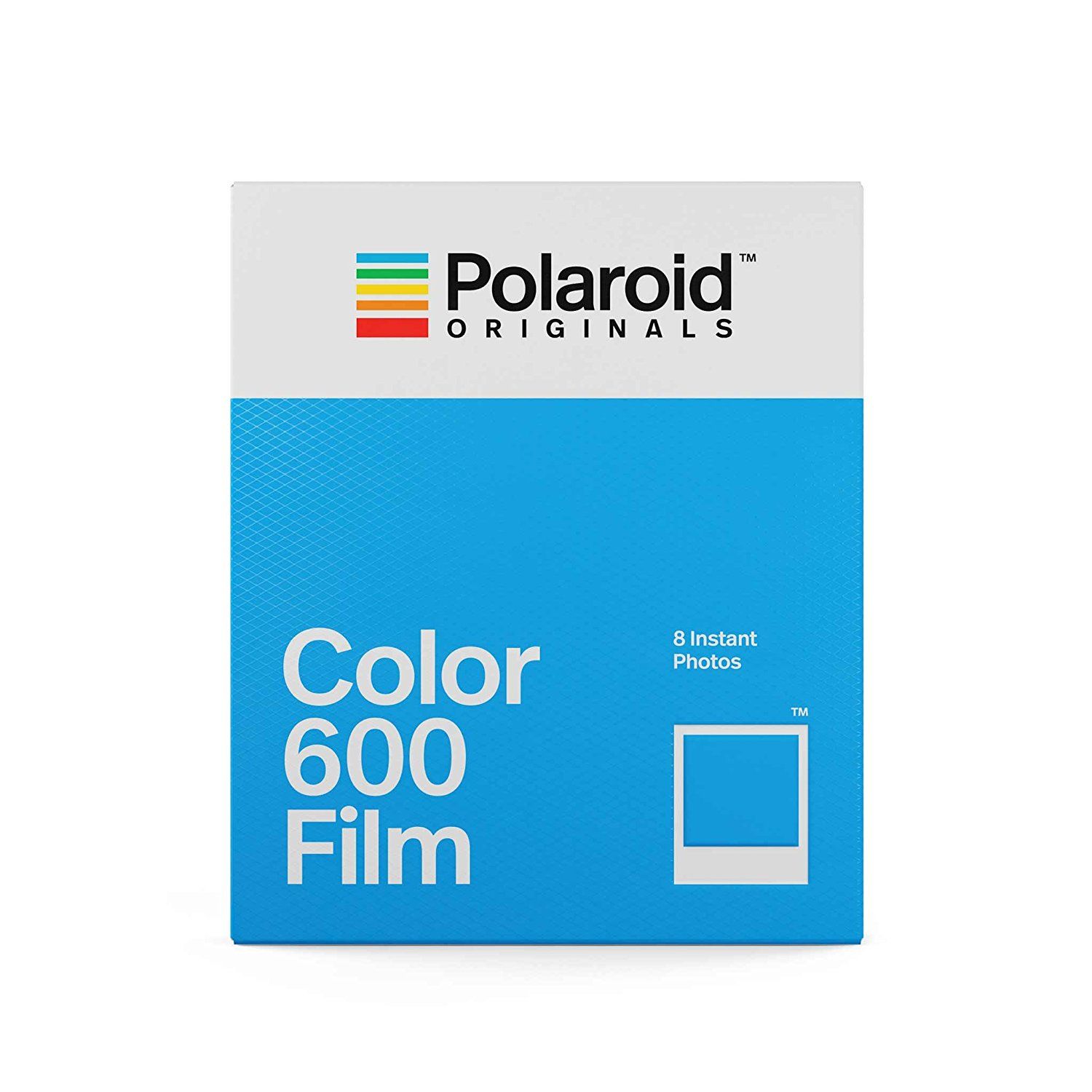 Polaroid originals 4670 - Pack de 8 photos instantanées couleurs Cadre Blanc pour polaroid Type 600