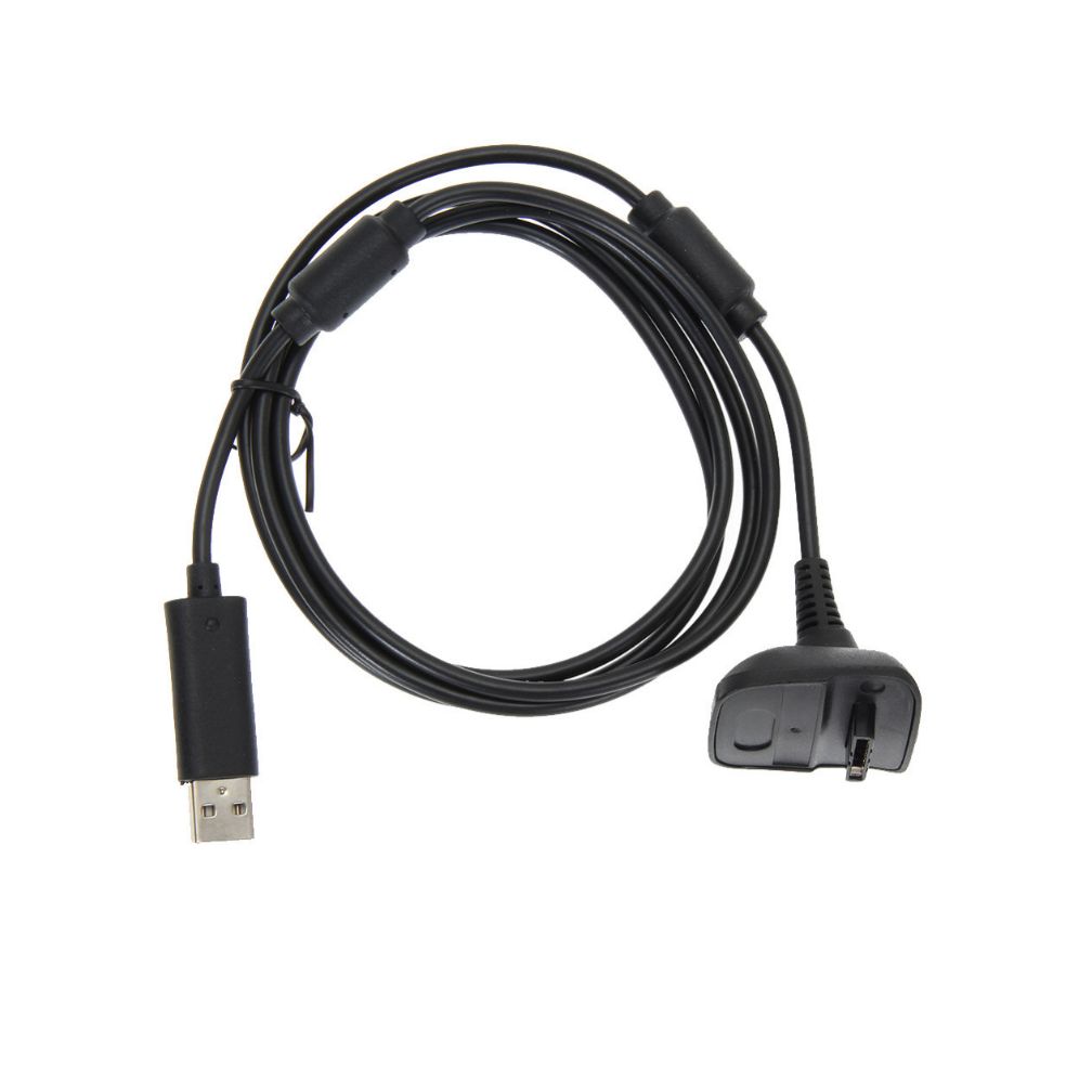 Câble Usb Chargeur Pour Manette Microsoft Xbox 360- 1,5 Mètre - Noir