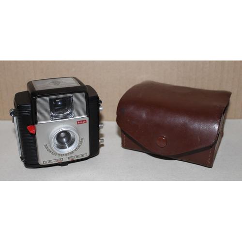 Brownie Starlet Camera & Son éTui Assorti Cuir
