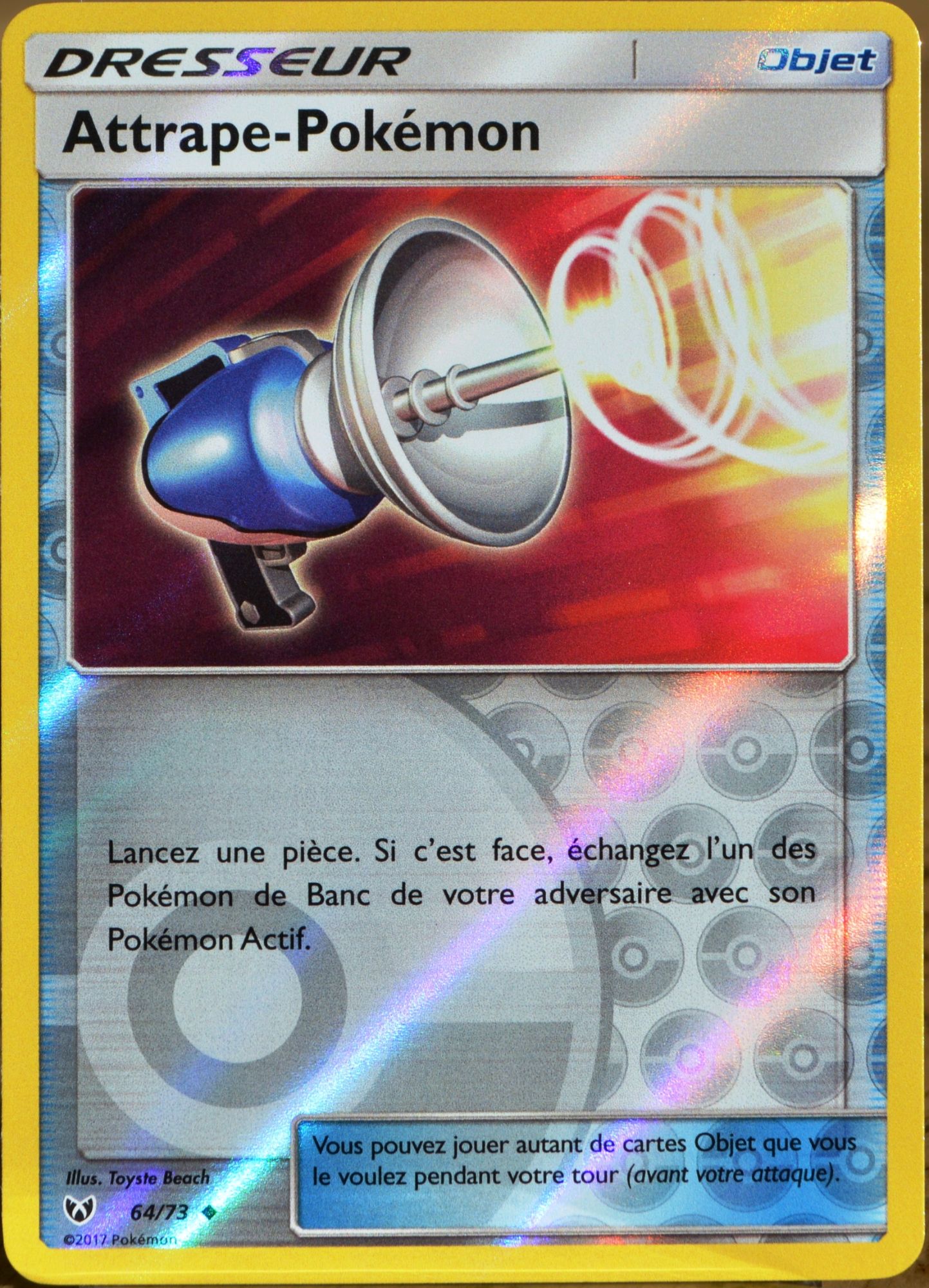 Carte Pokémon 64/73 Attrape-Pokémon - Reverse Sl3.5 Légendes Brillantes Neuf Fr