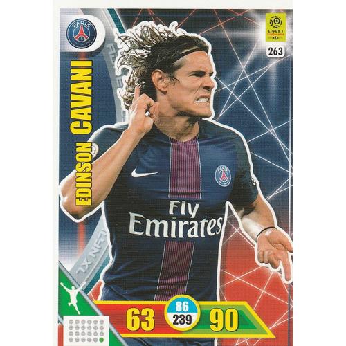 N 263 Carte Panini Adrenalyn Xl Foot 17 18 Edinson Cavani Psg Rakuten