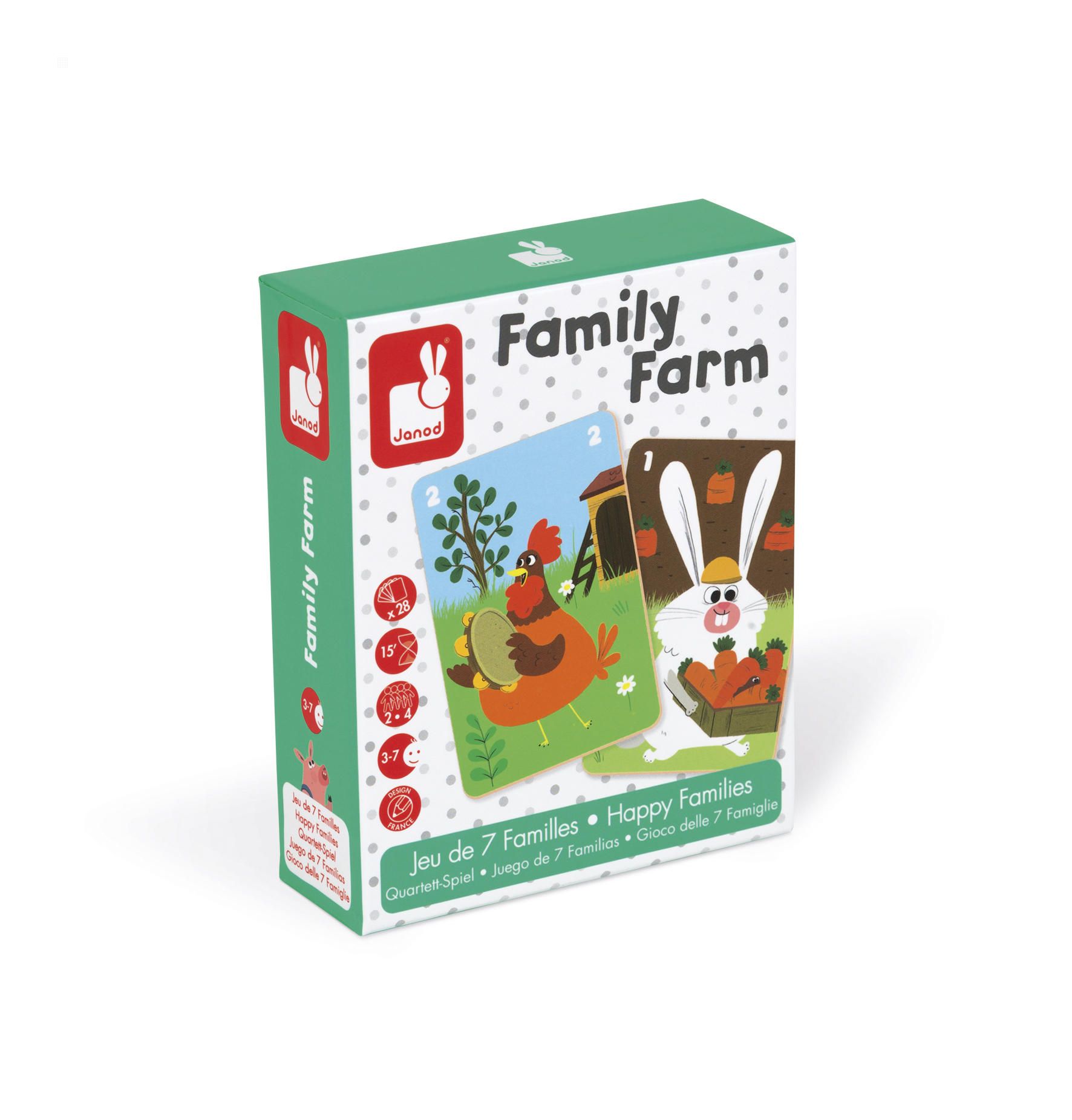 Jeu des 7 familles : La Ferme Juratoys Janod - vue 2