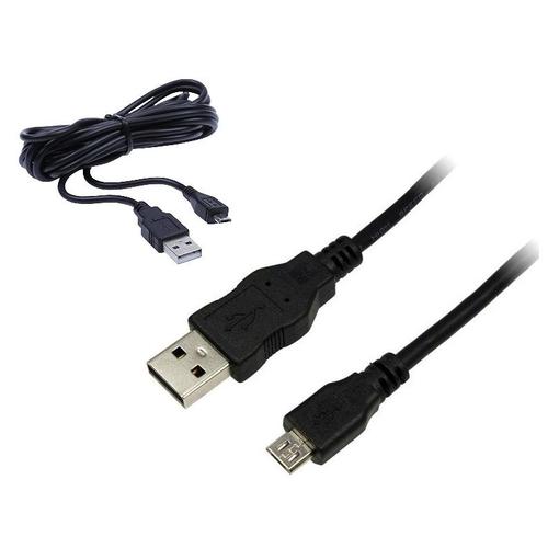 Cabling® Câble Micro Usb - Usb 3M- Synchronisation Et Chargeur Pour Appareils Android Smartphone,Tablette, Samsung Galaxy, Htc, Sony, Nexus, Asus, Blackberry, Nokia, Huawei, Lg, Motorola, Kindle, Sprint Et Plus Encore