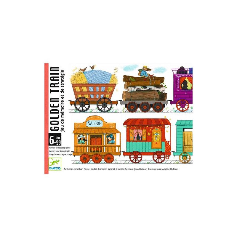 Jeu classique Djeco Golden Train - vue 3