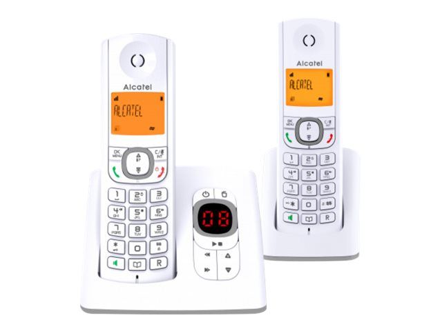 Alcatel Classic F530 Voice Duo Téléphone sans fil système de répondeur avec ID d'appelant DECT + combiné supplémentaire - vue 2