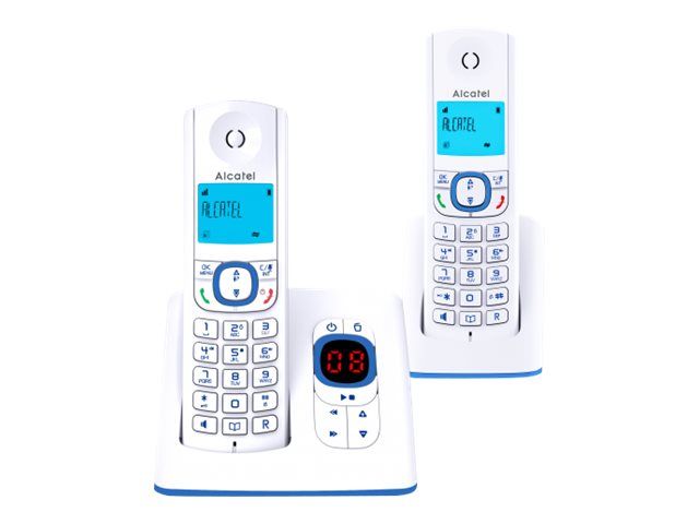 Alcatel Classic F530 Voice Duo Téléphone sans fil système de répondeur avec ID d'appelant DECT + combiné supplémentaire