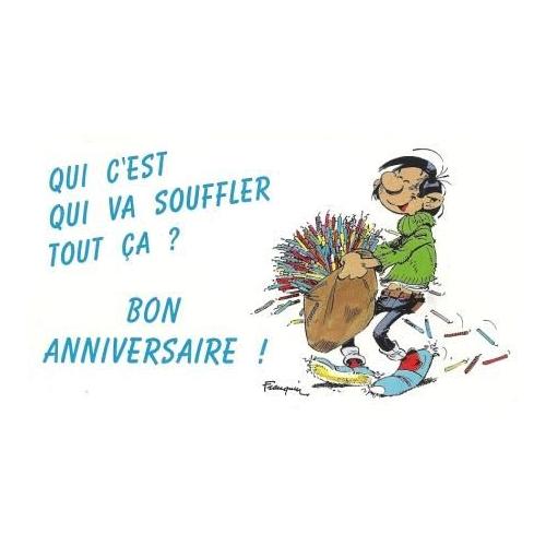 Gaston Lagaffe Anniversaire Dalix Cl36 Rakuten