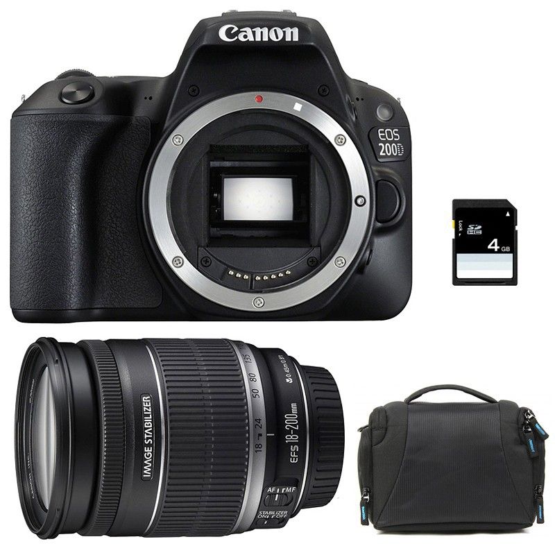 CANON EOS + 18 200 IS GARANTI + Sac + SD 4Go - vue 2
