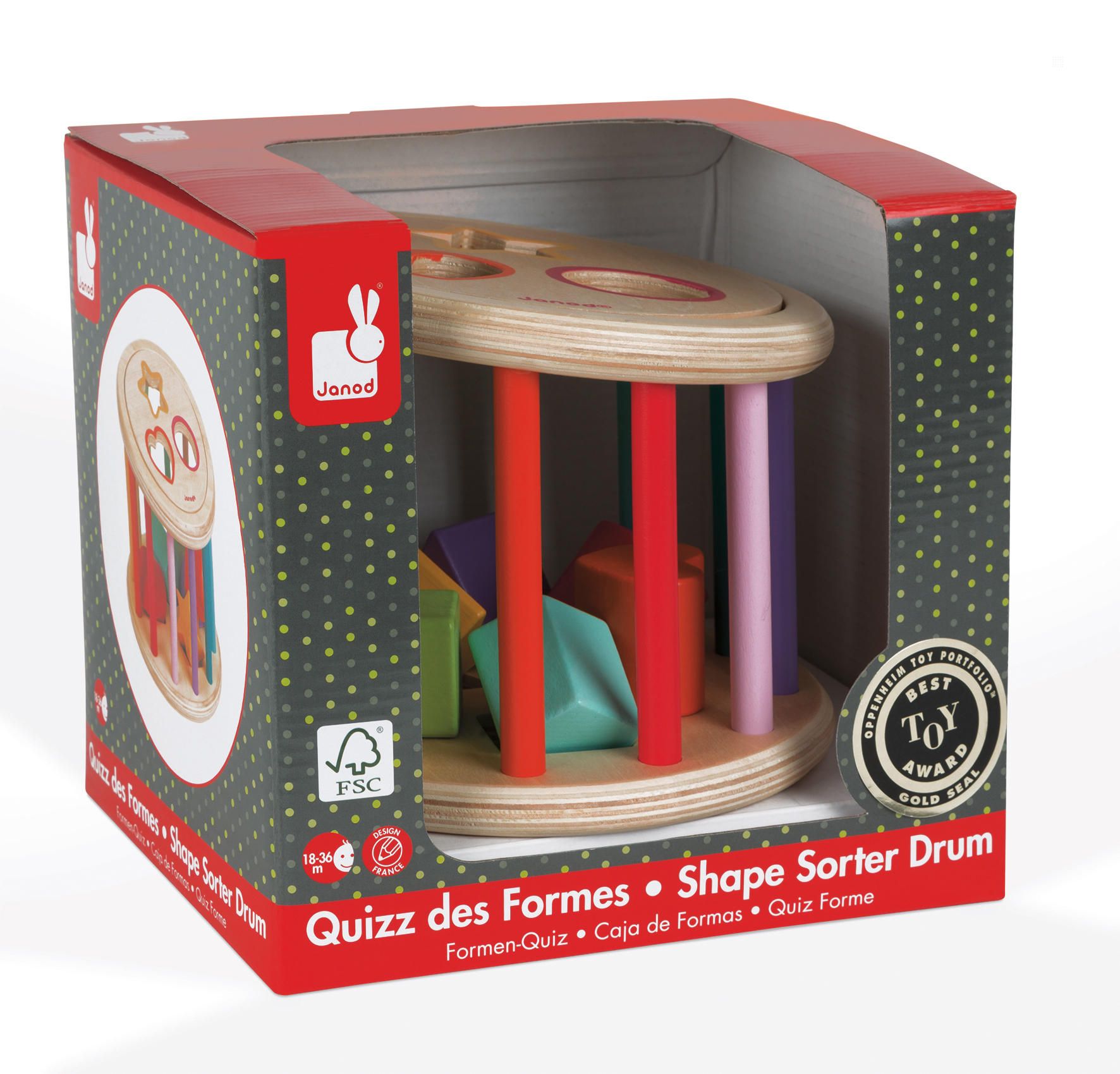 Quizz des formes I wood Juratoys Janod - vue 2