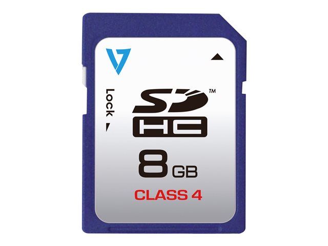 V7 Carte SDHC 8 Go classe 4 Neuf