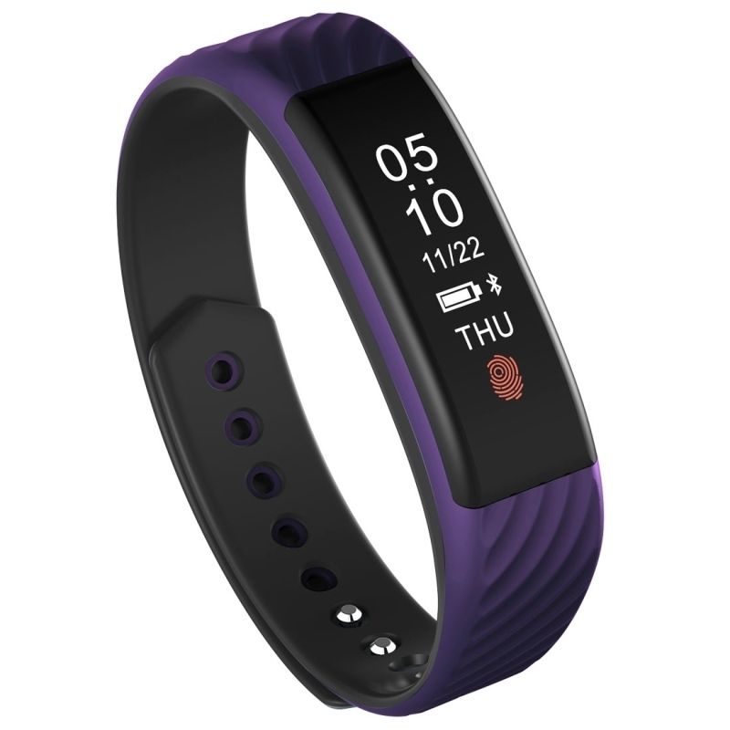 Bracelet Connecté Montre Android Ios Smartwatch Podomètre Etanche Ip67 Violet Yonis