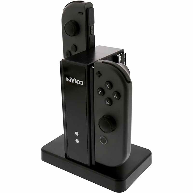 Nyko Pour Manettes Joy-Con Nintendo Switch : Socle Dock Chargeur Station De Recharge