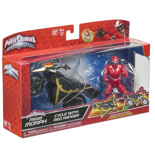 Véhicule Mega Morph Ninja Steel - Rouge - 43571