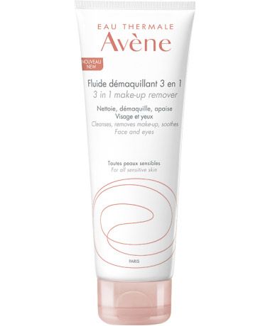 Avène eau thermale fluide démaquillant 3en1 sans rinçage visage yeux & lèvres 200ml - vue 3