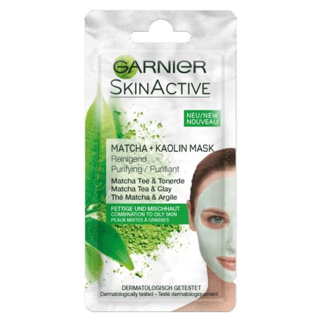 Garnier Masque Visage Thé Matcha Et Peaux Mixtes À Grasses 8ml