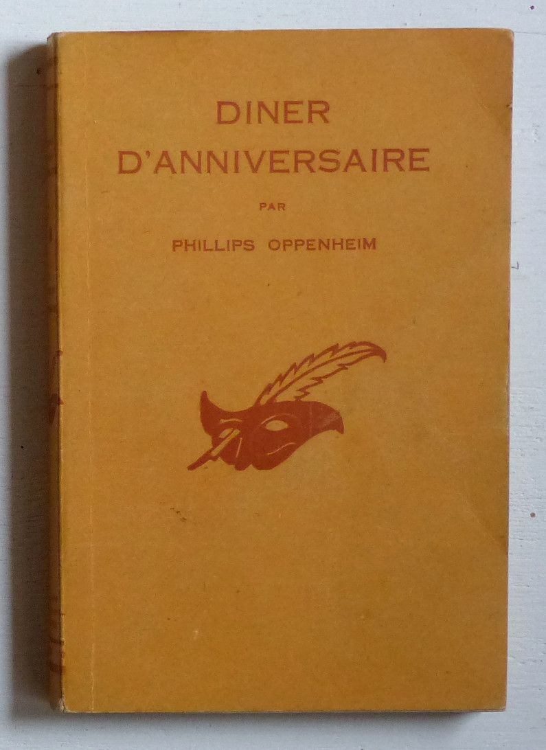 Diner D Anniversaire Collection Le Masque Collection De Romans D Aventures Creee Et Dirigee Par Albert Pigasse N 259 Rakuten