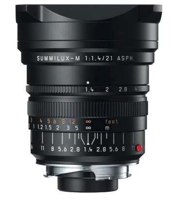 Objectif hybride Leica Summilux 21 mm f1.4 ASPH.