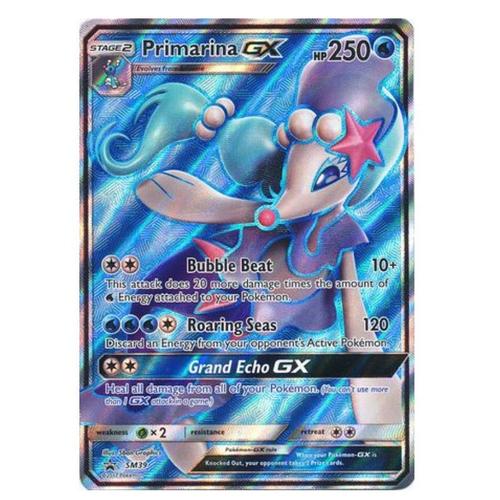 Primarina Gx Sm39 Carte Pokemon En Anglais Rakuten