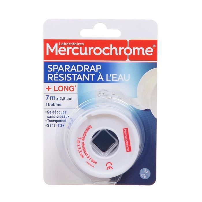  - Mercurochrome Sparadrap Waterproof - 7 M X 2.5 Cm