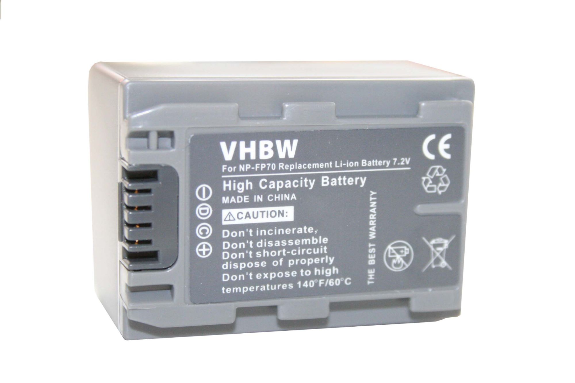 vhbw Li-Ion batterie 950mAh (7.2V) pour appareil numérique camescope Sony DCR-HC23, DCR-HC23E, DCR-HC24, DCR-HC24E remplace NP-FP30, NP-FP50, NP-FP90.