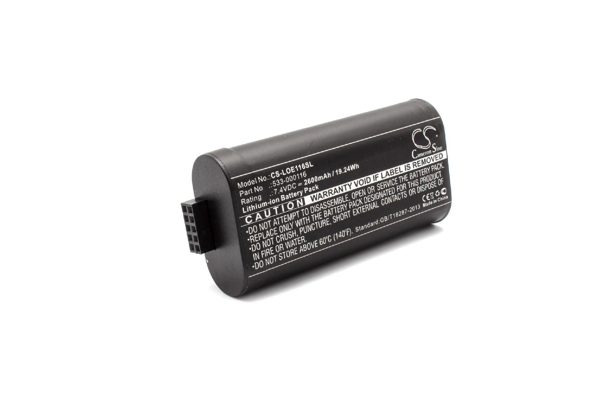 vhbw Li-Ion batterie 2600mAh (7.4V) pour haut-parleurs enceintes comme Logitech 533-000116