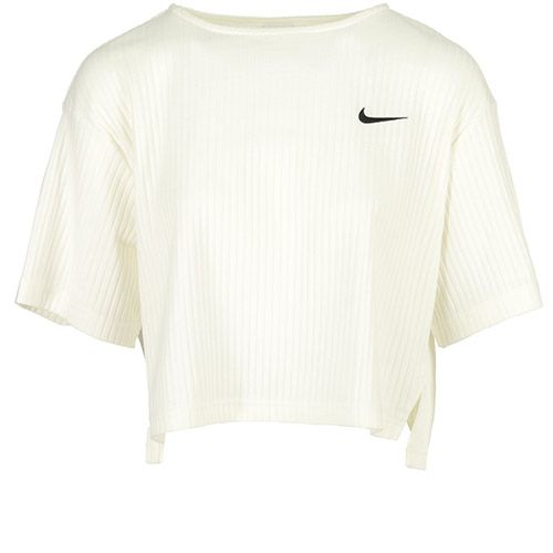 nike wms nsw rib jersey top - L