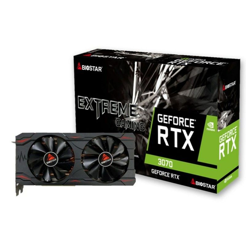 Biostar VN3706RM82 carte graphique NVIDIA GeForce RTX 3070 GDDR6 Carte graphique