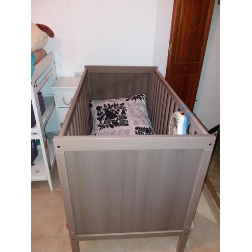 Lit Enfant Bebe Couleur Taupe Avec Matelas Rakuten Lyon Rhone Retrait Sur Place