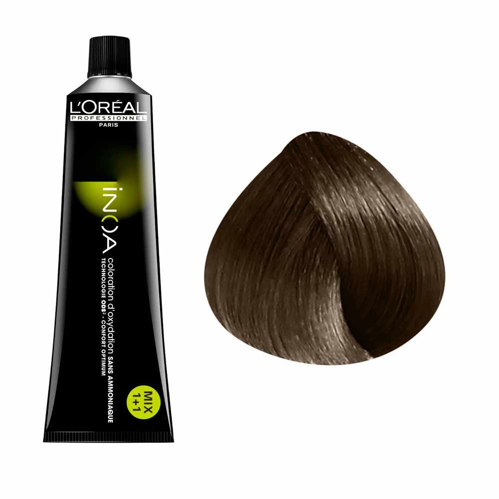 'oréal Professionnel Coloration D'oxydation Sans Ammoniaque 5.15 : Châtain Cendré Irisé 60ml Femme